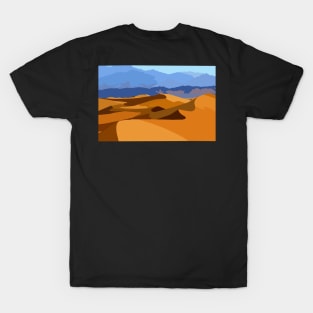 Sand dunes and mountians T-Shirt